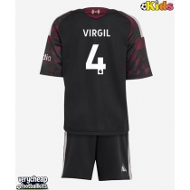 Liverpool Virgil van Dijk #4 Replica Third Minikit 2026-27 Short Sleeve (+ pants)